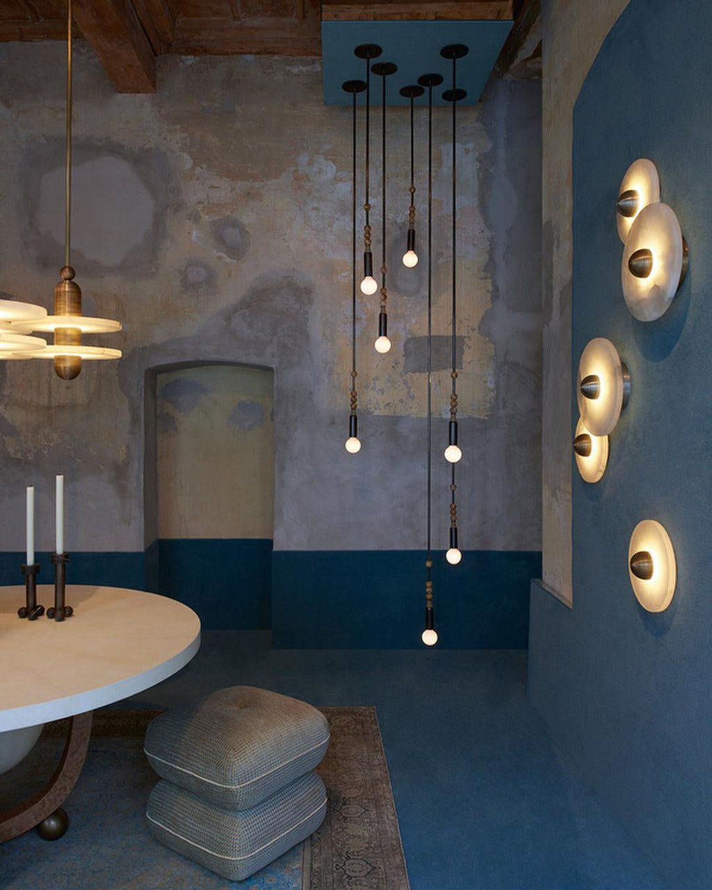 CHARLESTON FROSTED ORB WALL SCONCE