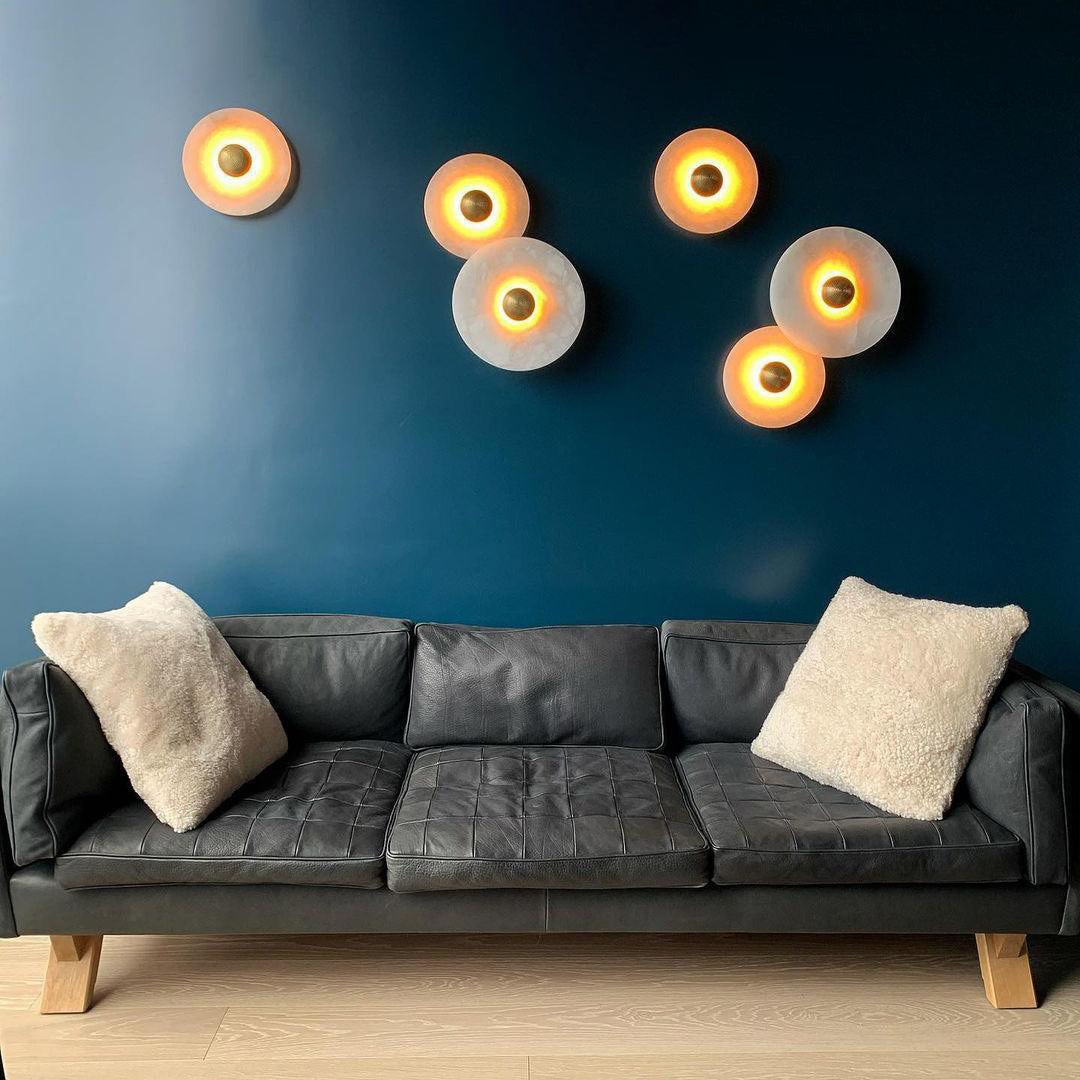 CHARLESTON FROSTED ORB WALL SCONCE