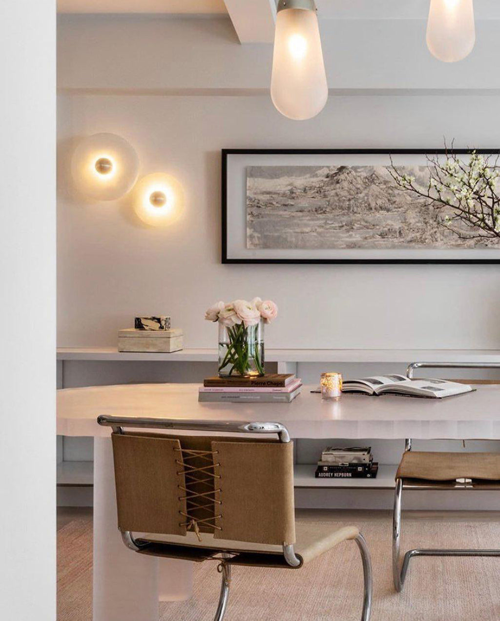 CHARLESTON FROSTED ORB WALL SCONCE