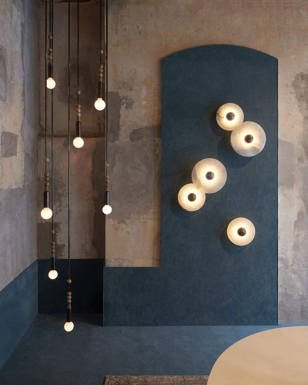 CHARLESTON FROSTED ORB WALL SCONCE