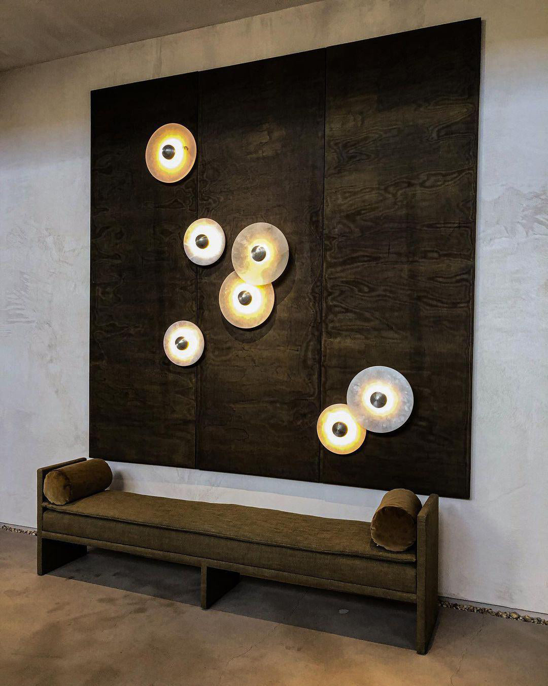 CHARLESTON FROSTED ORB WALL SCONCE