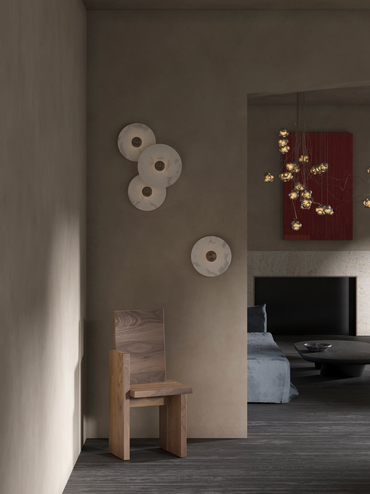 CHARLESTON FROSTED ORB WALL SCONCE