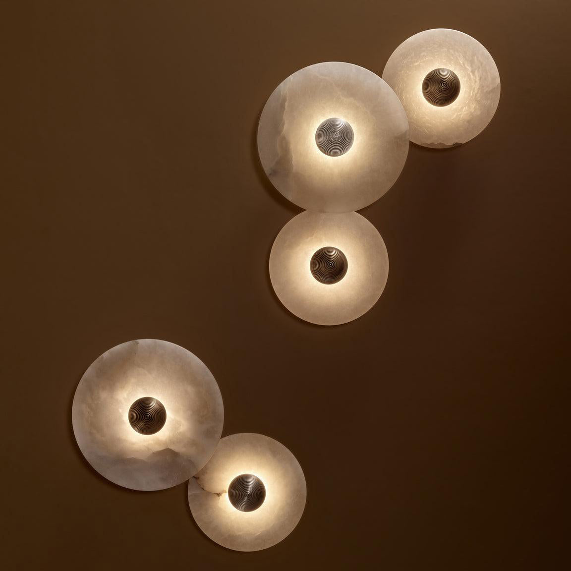 CHARLESTON FROSTED ORB WALL SCONCE