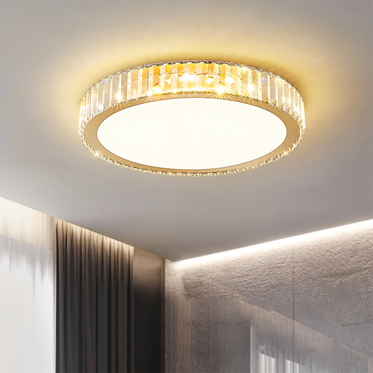 WINTHORPE CRYSTAL ORB CEILING LIGHT