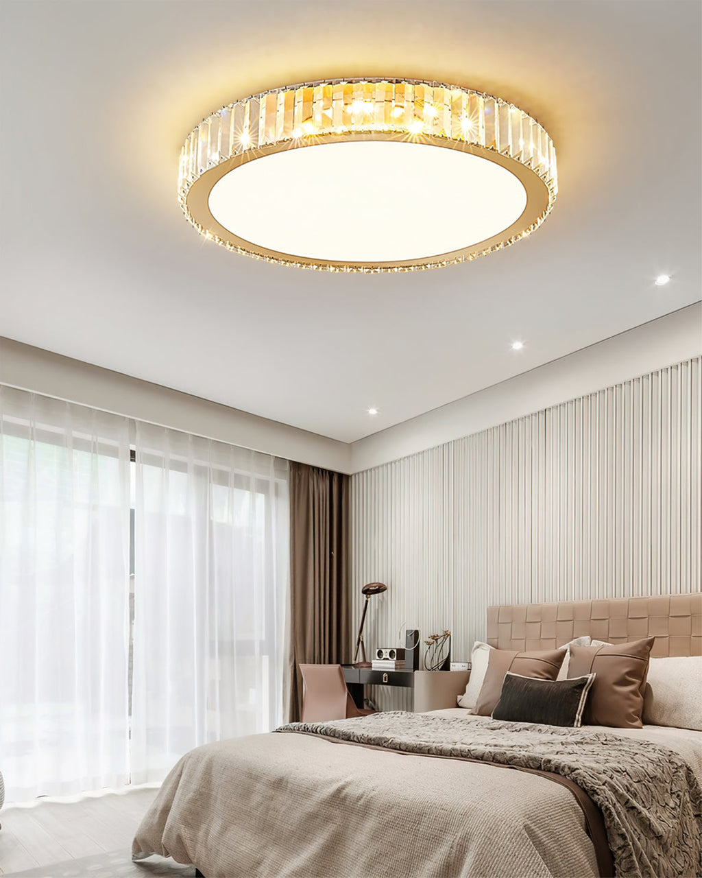 WINTHORPE CRYSTAL ORB CEILING LIGHT
