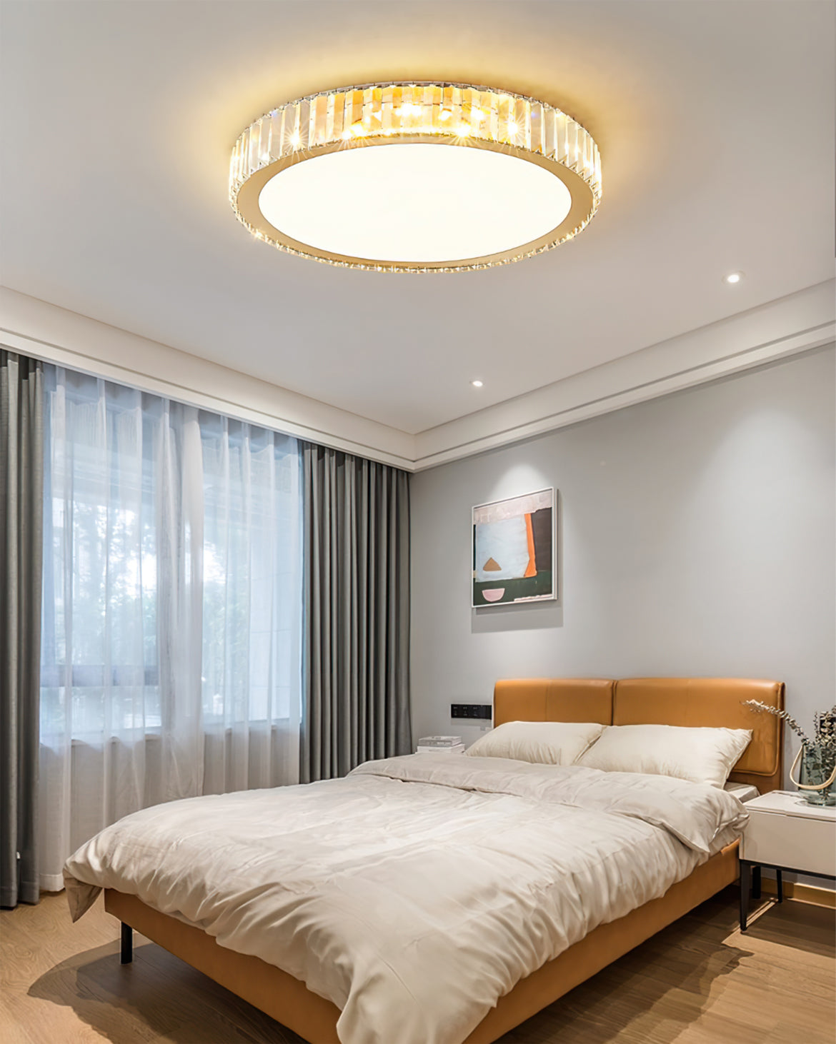 WINTHORPE CRYSTAL ORB CEILING LIGHT