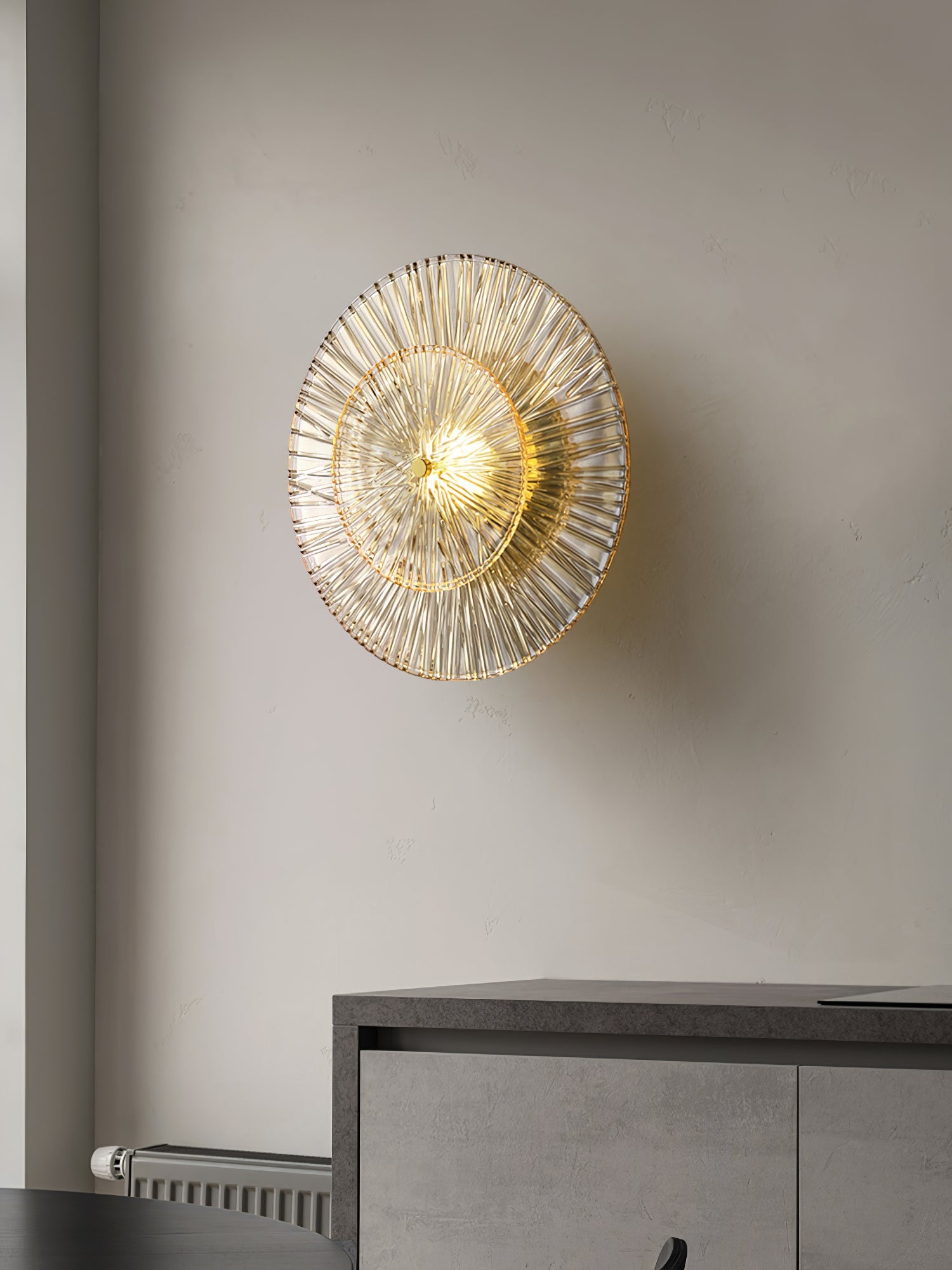 WINTHROP CRYSTAL ORB WALL SCONCE