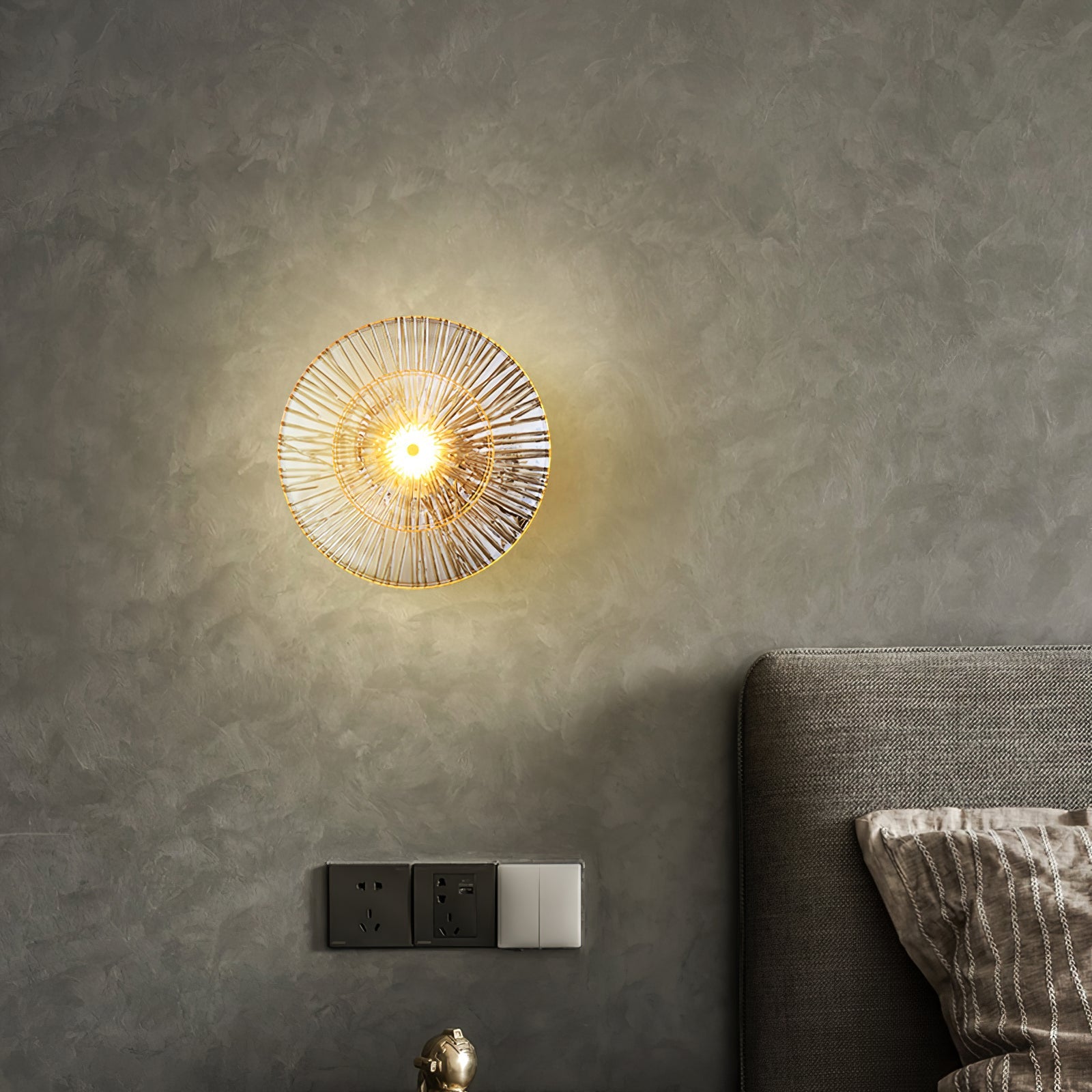 WINTHROP CRYSTAL ORB WALL SCONCE