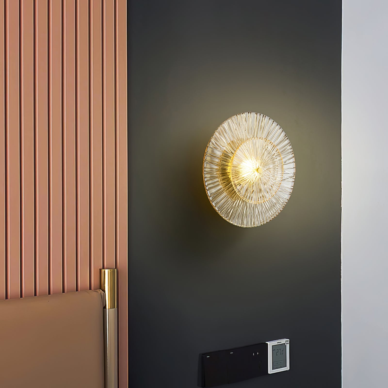 WINTHROP CRYSTAL ORB WALL SCONCE