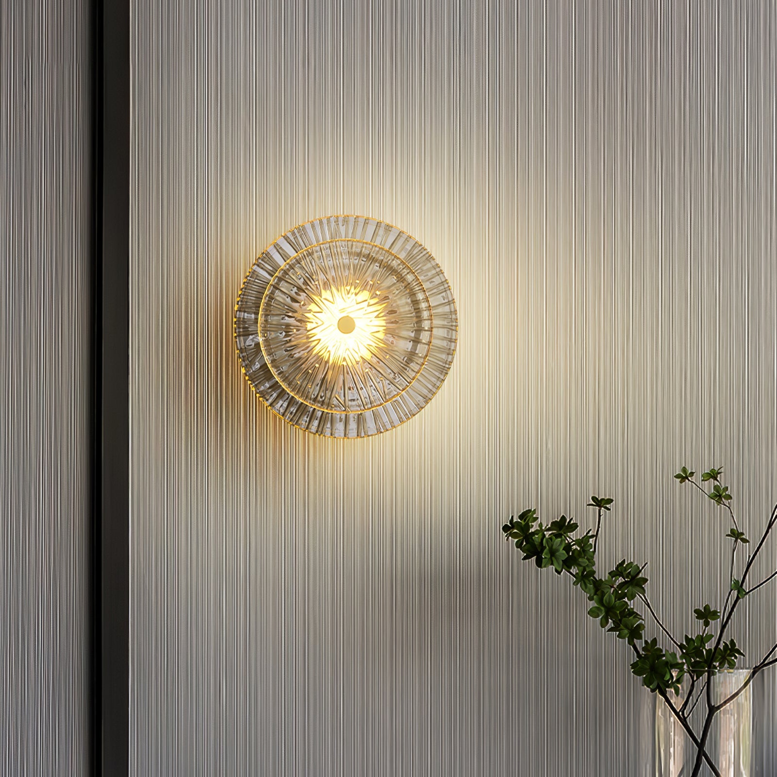 WINTHROP CRYSTAL ORB WALL SCONCE