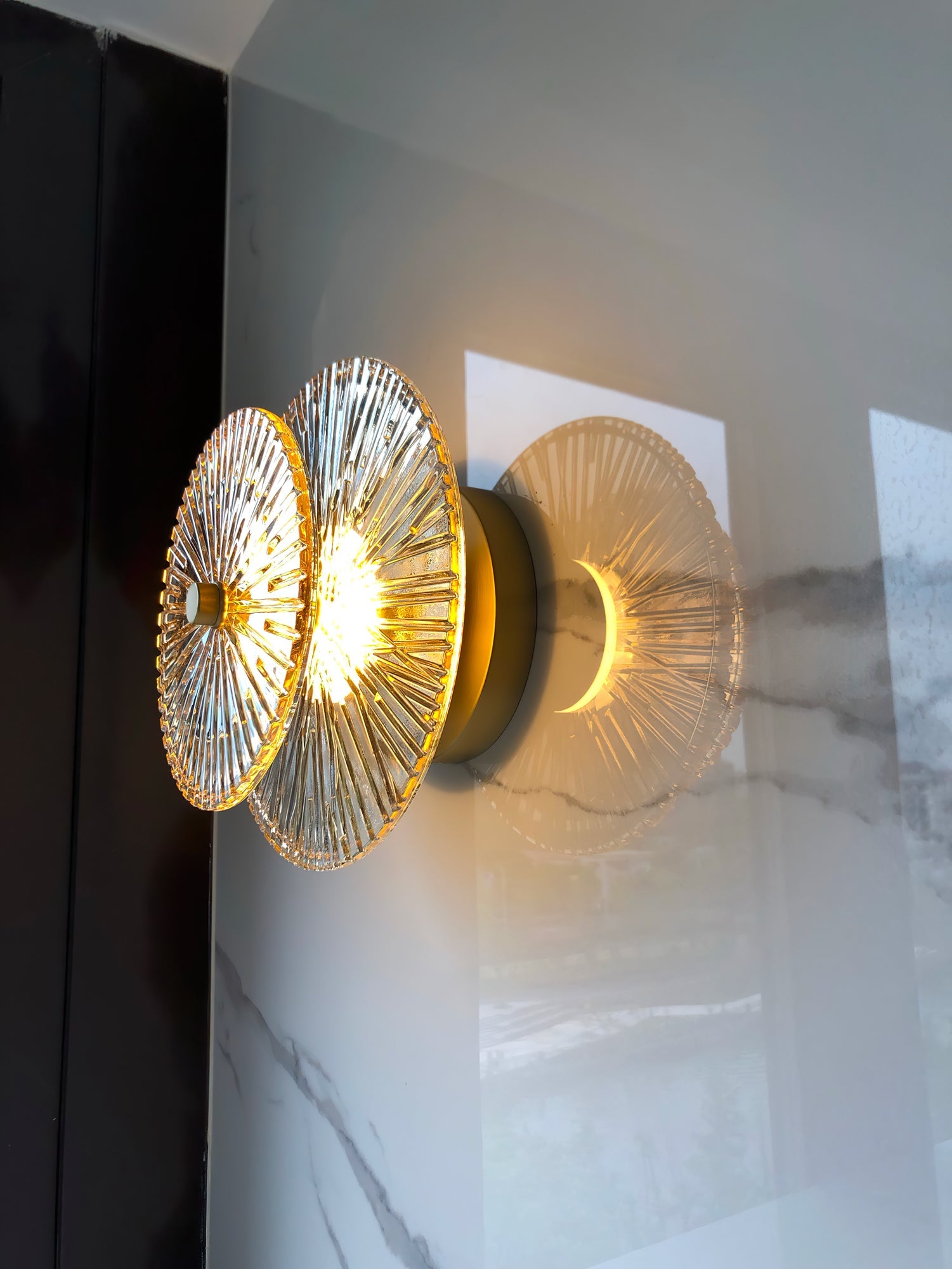 WINTHROP CRYSTAL ORB WALL SCONCE
