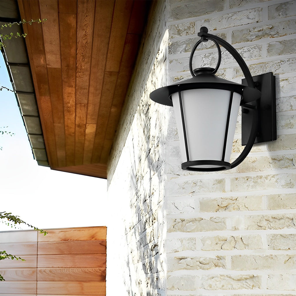 WINDSOR FROSTED OPAL OUTDOOR WALL SCONCE
