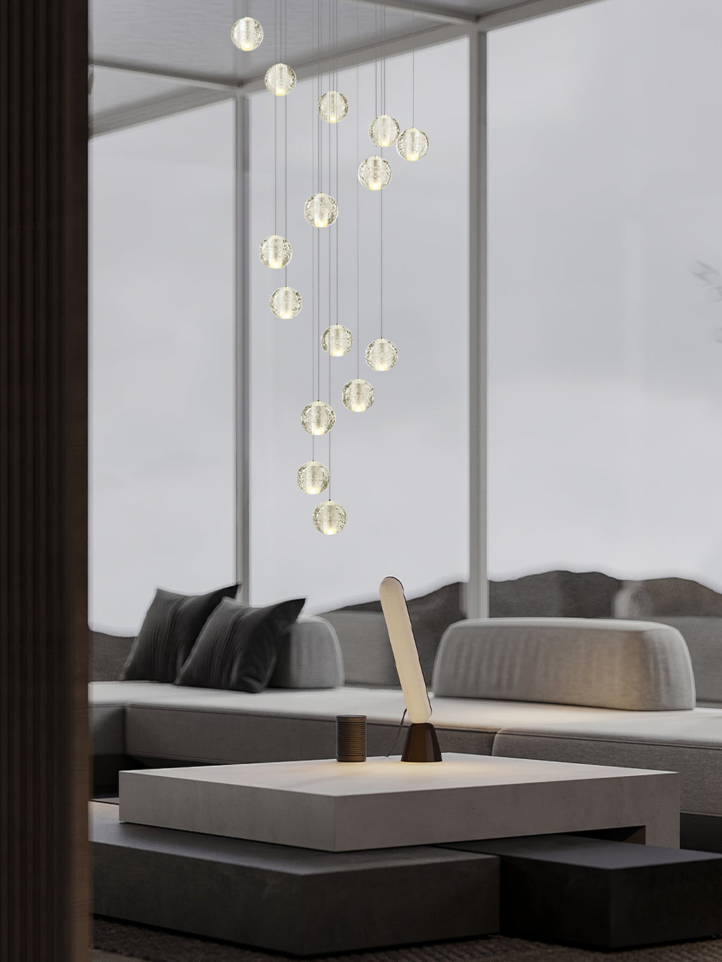 CAVENDISH SPHERE CRYSTAL CEILING LIGHT