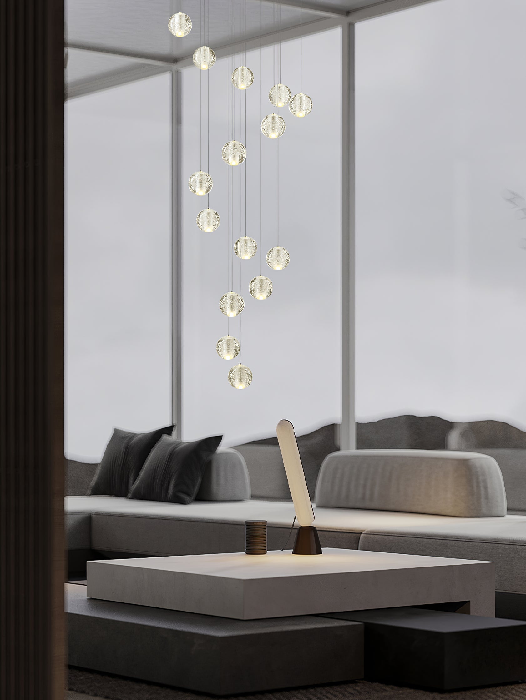 CAVENDISH SPHERE CRYSTAL CEILING LIGHT