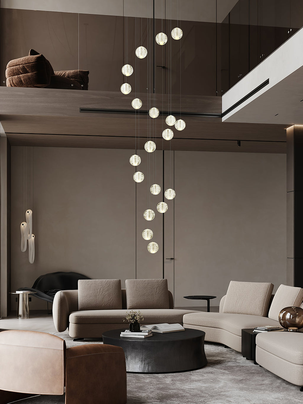 CAVENDISH SPHERE CRYSTAL CEILING LIGHT