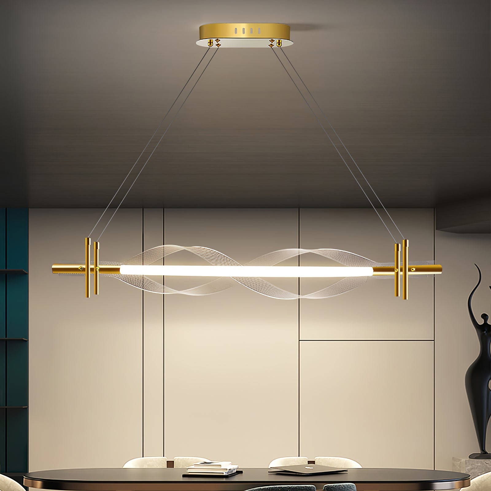 Ravenswood Crystal Cascade Chandelier
