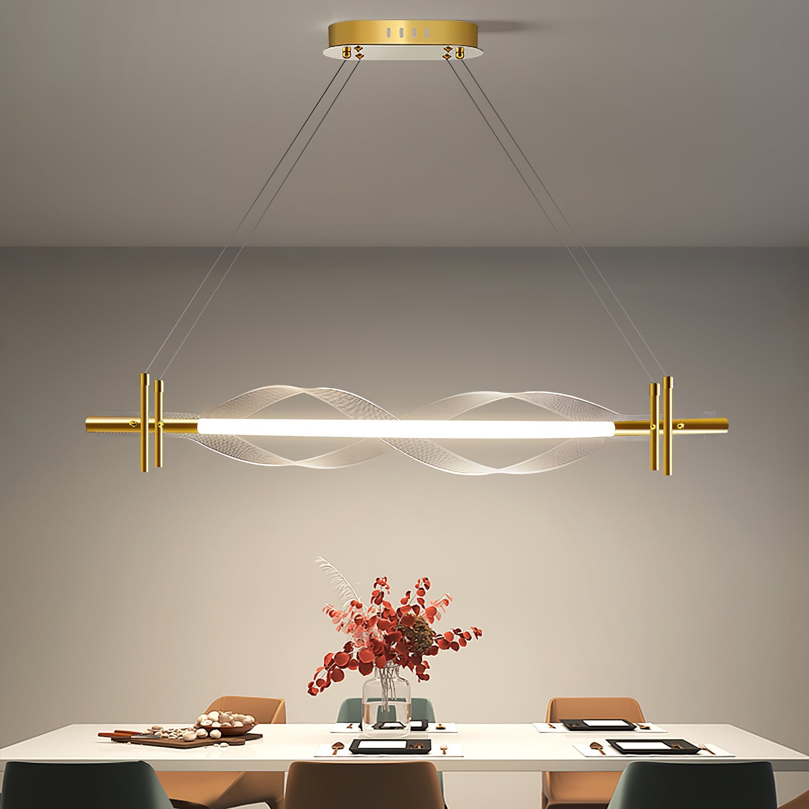 Ravenswood Crystal Cascade Chandelier