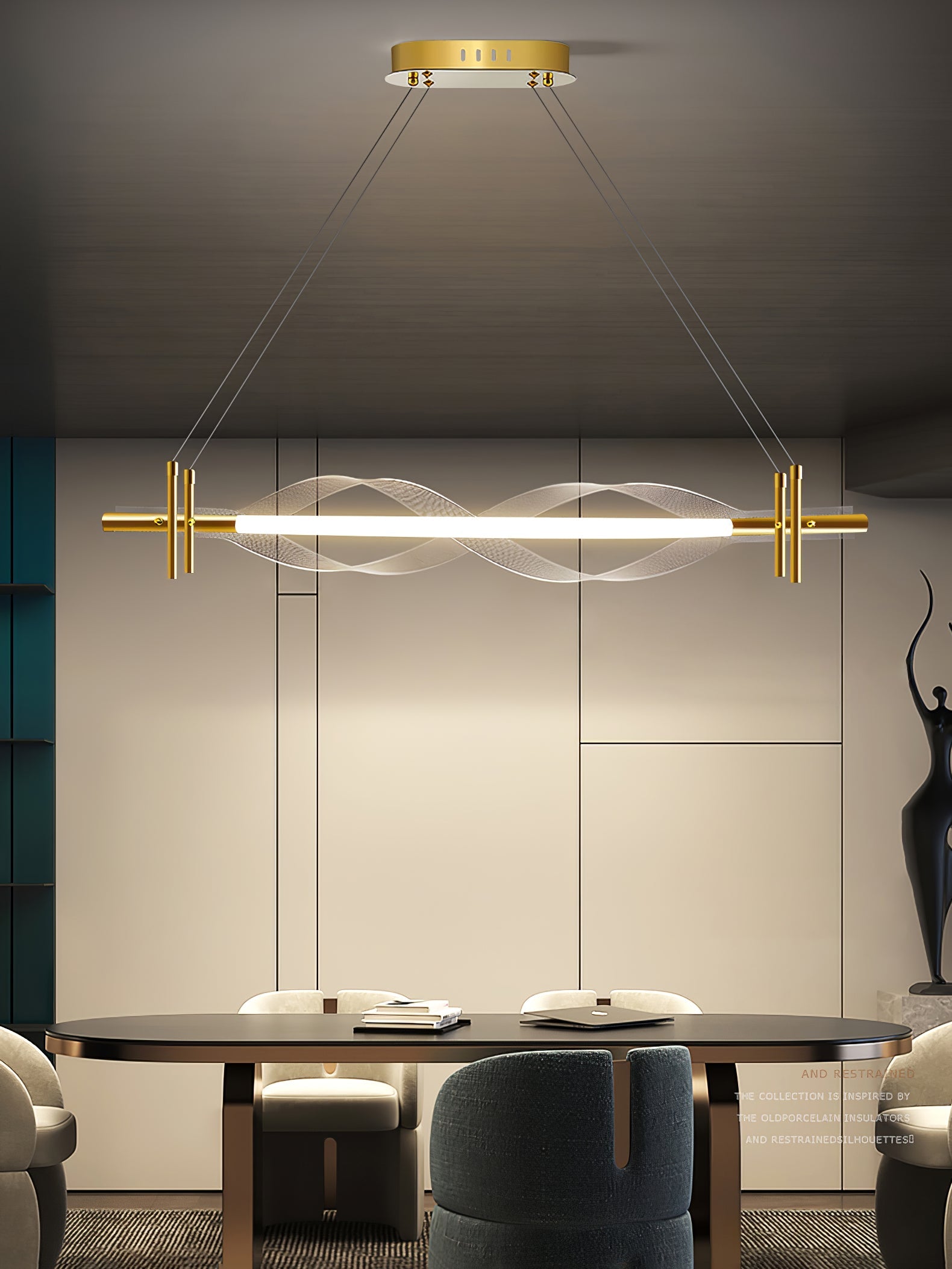 Ravenswood Crystal Cascade Chandelier