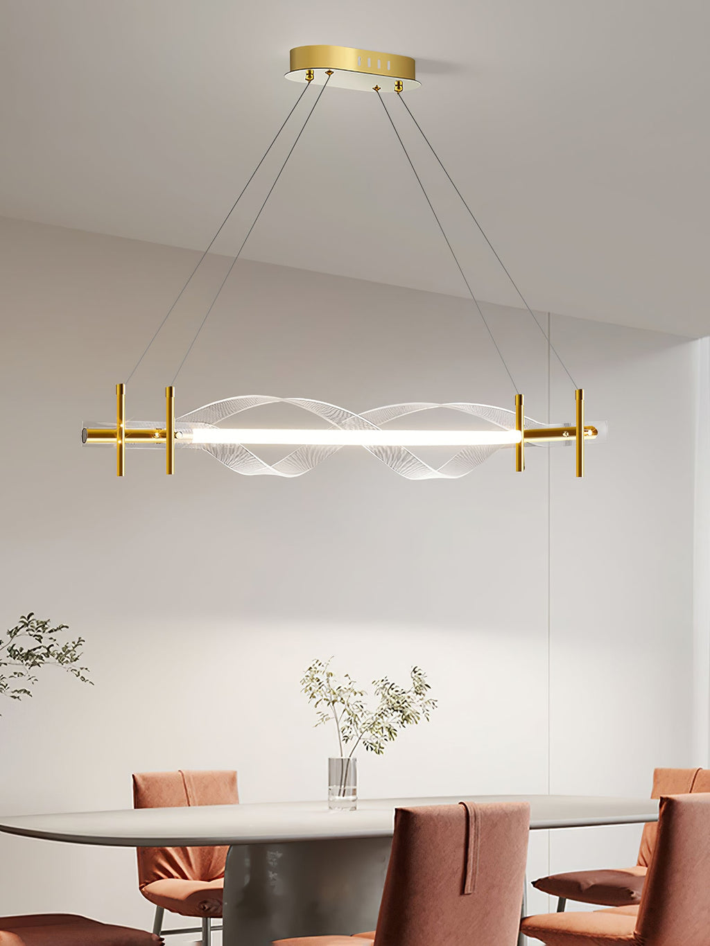 Ravenswood Crystal Cascade Chandelier
