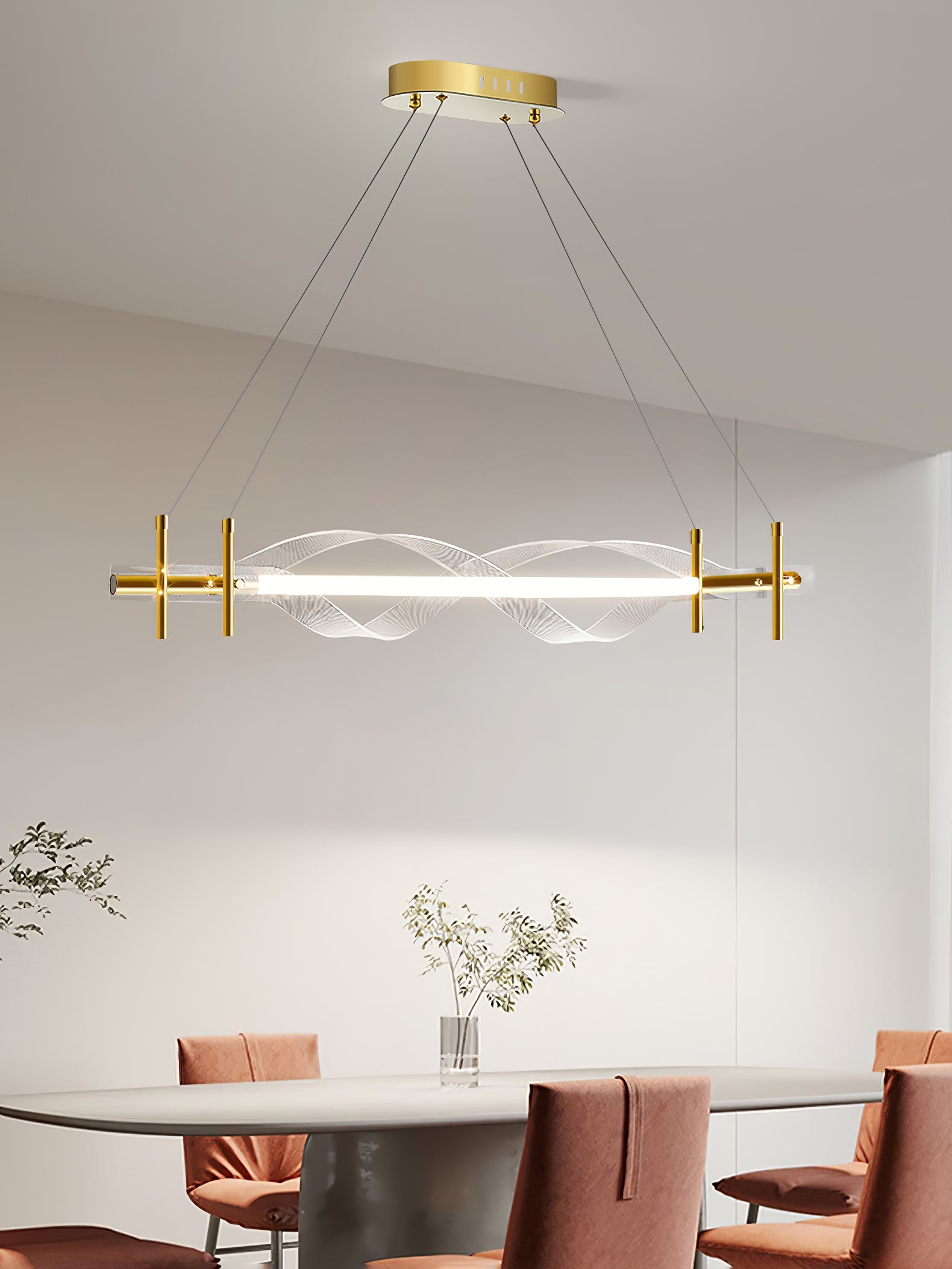 Ravenswood Crystal Cascade Chandelier
