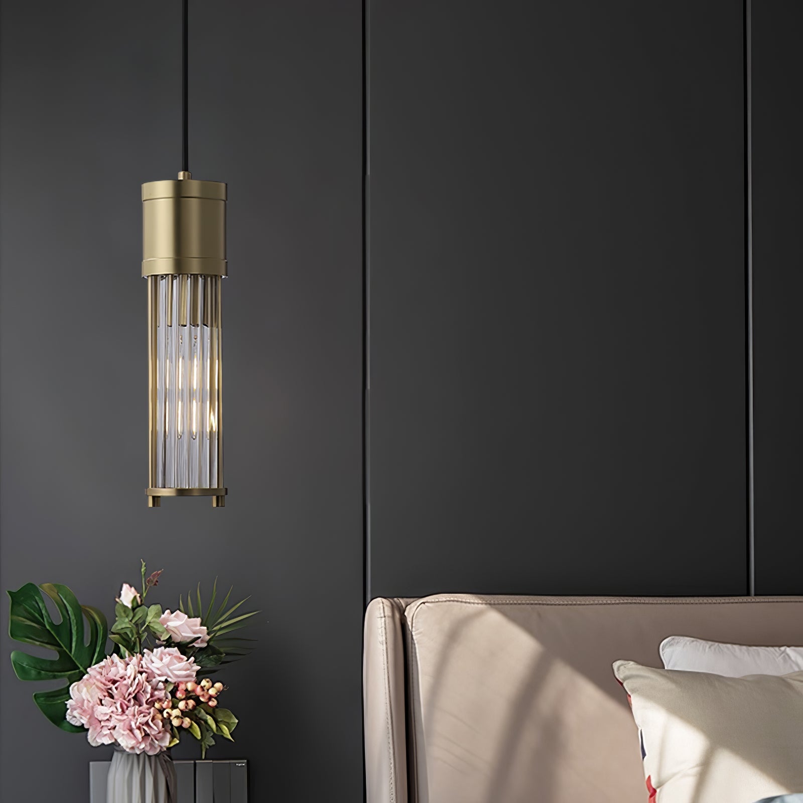 FENWICK HANGING GLASS ORB LANTERN