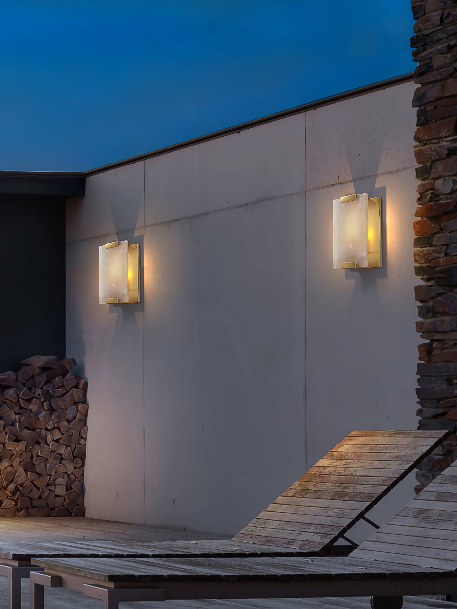 BELMONT IVORY GLOW WALL SCONCE
