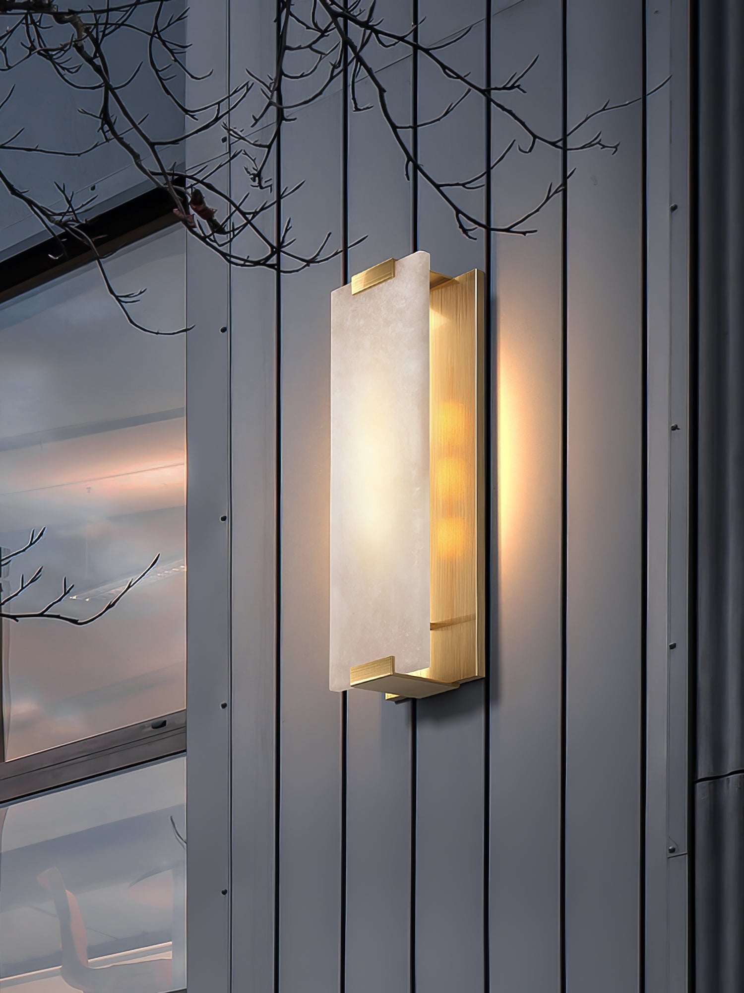 BELMONT IVORY GLOW WALL SCONCE