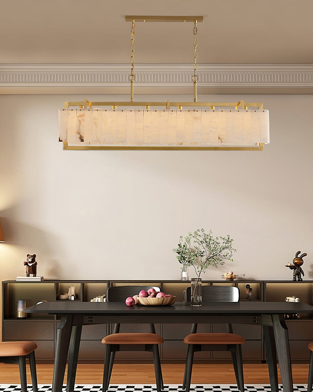WINTERBOURNE IVORY CRYSTAL CEILING LANTERN