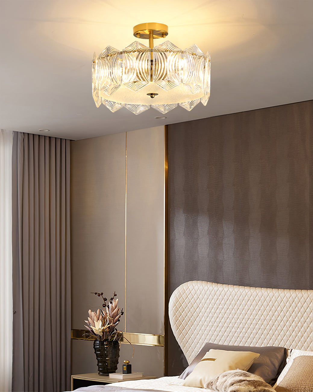 WINTHROP RUBY GLOBE CEILING ILLUMINATOR