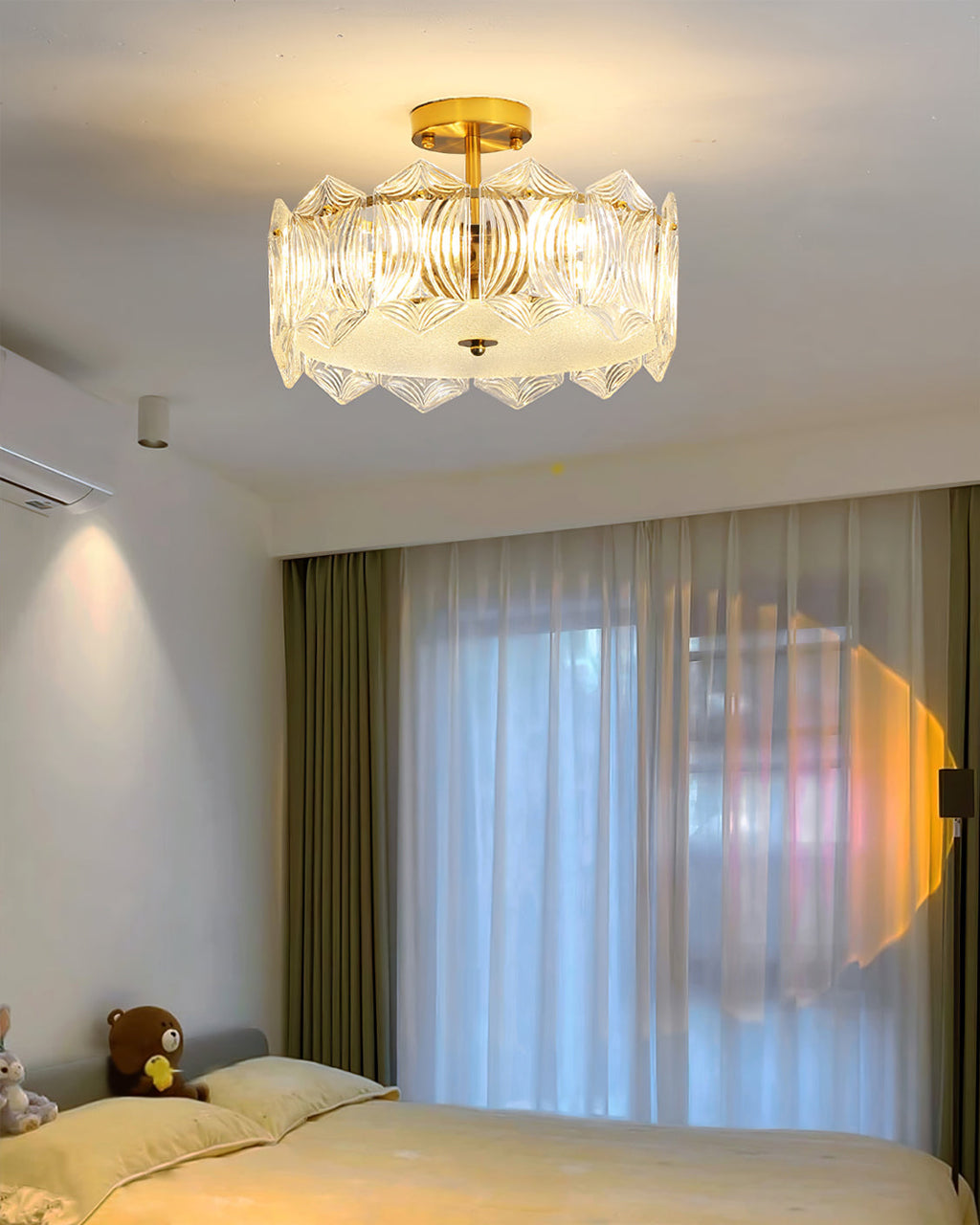 WINTHROP RUBY GLOBE CEILING ILLUMINATOR