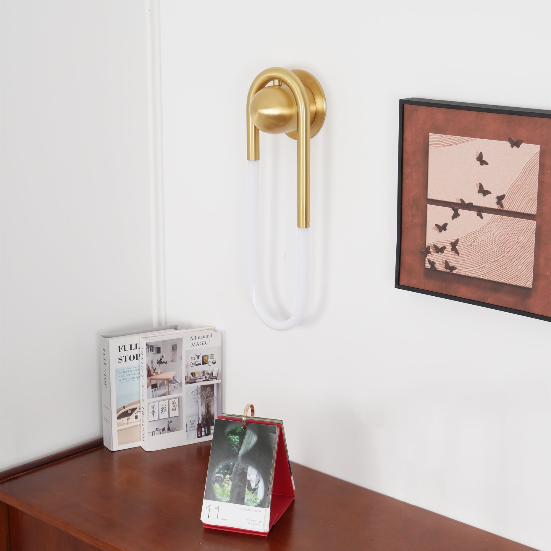 WHITBY CIRCLE ENLIGHTENMENT WALL SCONCE