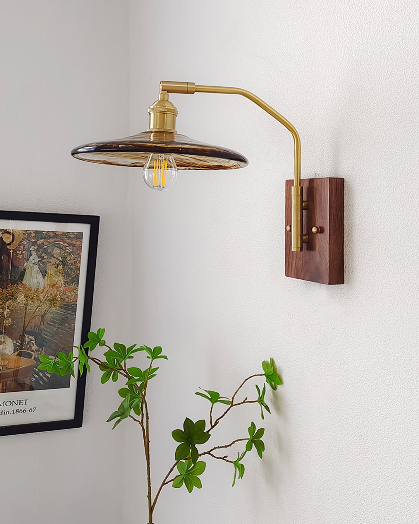 Vespera Gilded Lantern Wall Sconce