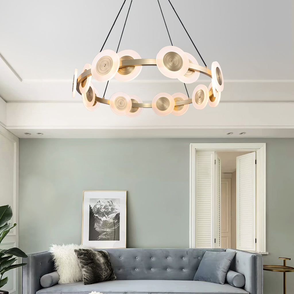 CHARLESTON CRYSTAL TEARDROP LUMINAIRE