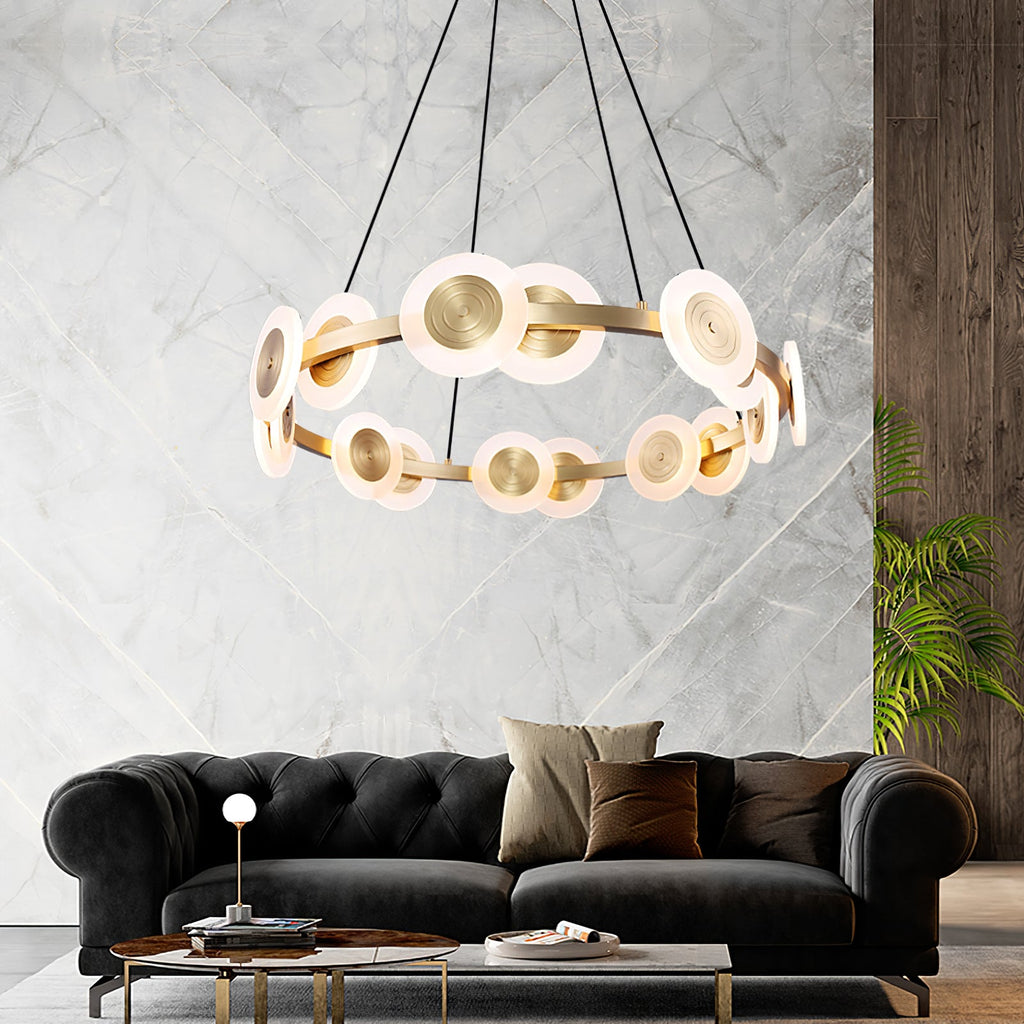 CHARLESTON CRYSTAL TEARDROP LUMINAIRE