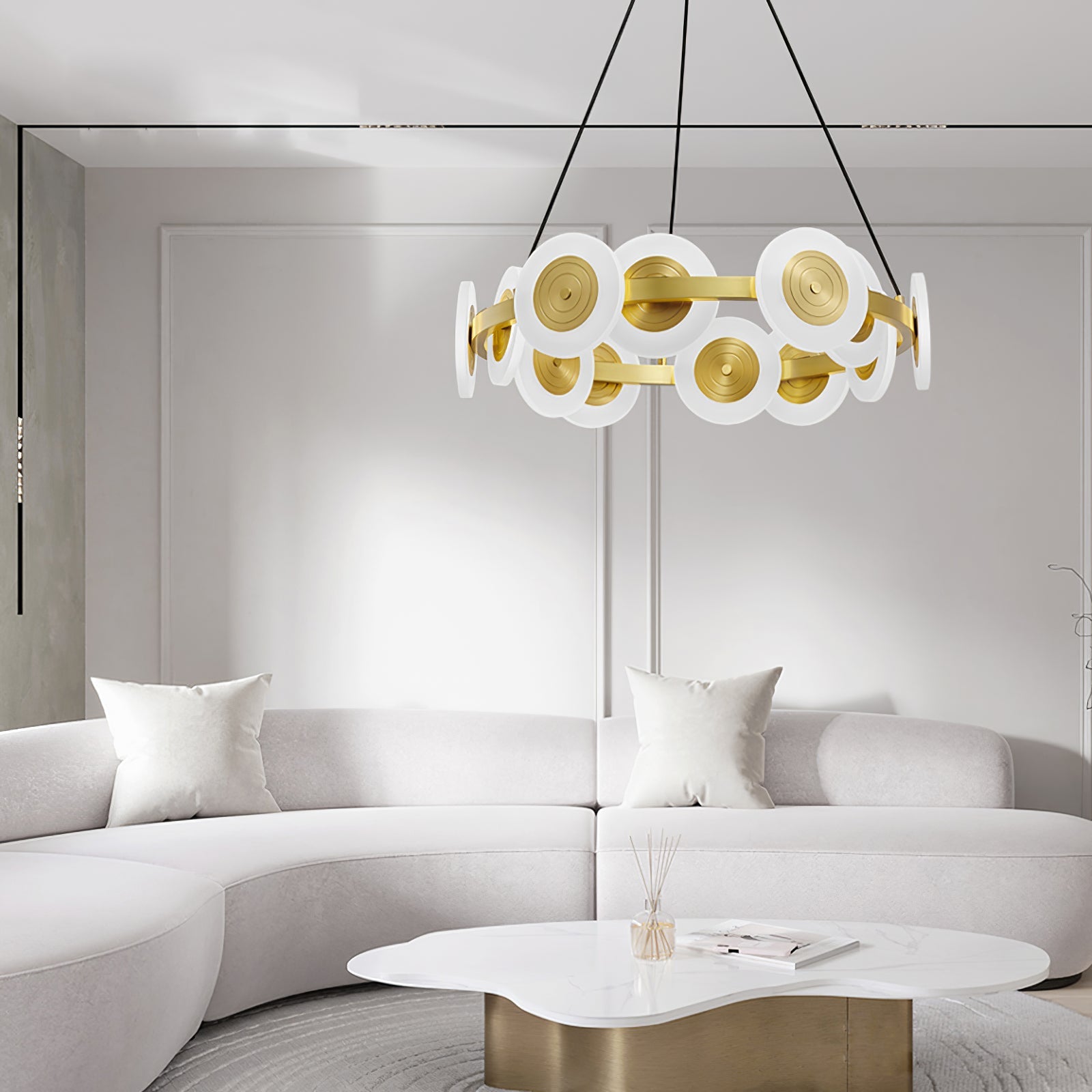 CHARLESTON CRYSTAL TEARDROP LUMINAIRE