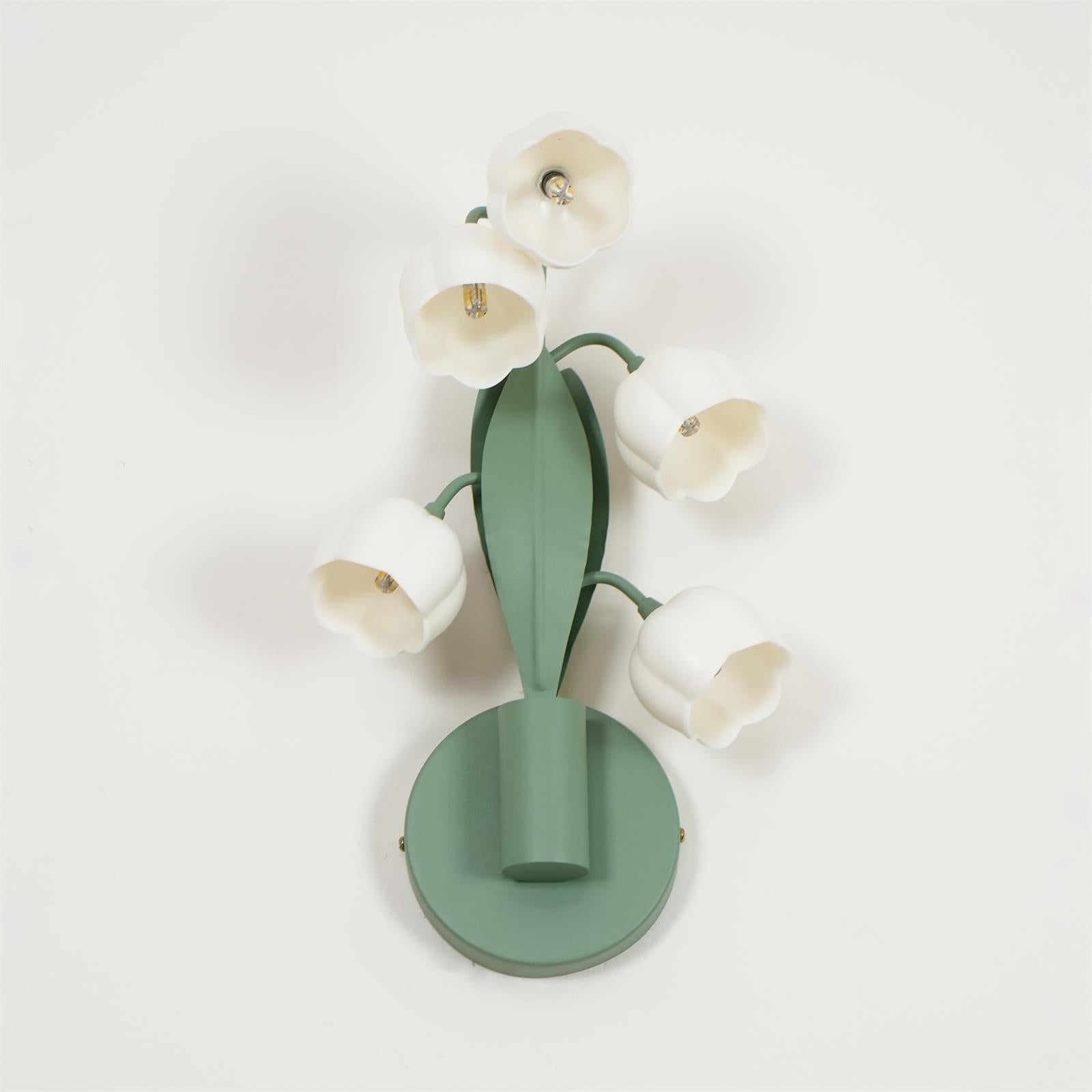 VIOLETTA FLORAL EMBELLISHED WALL SCONCE