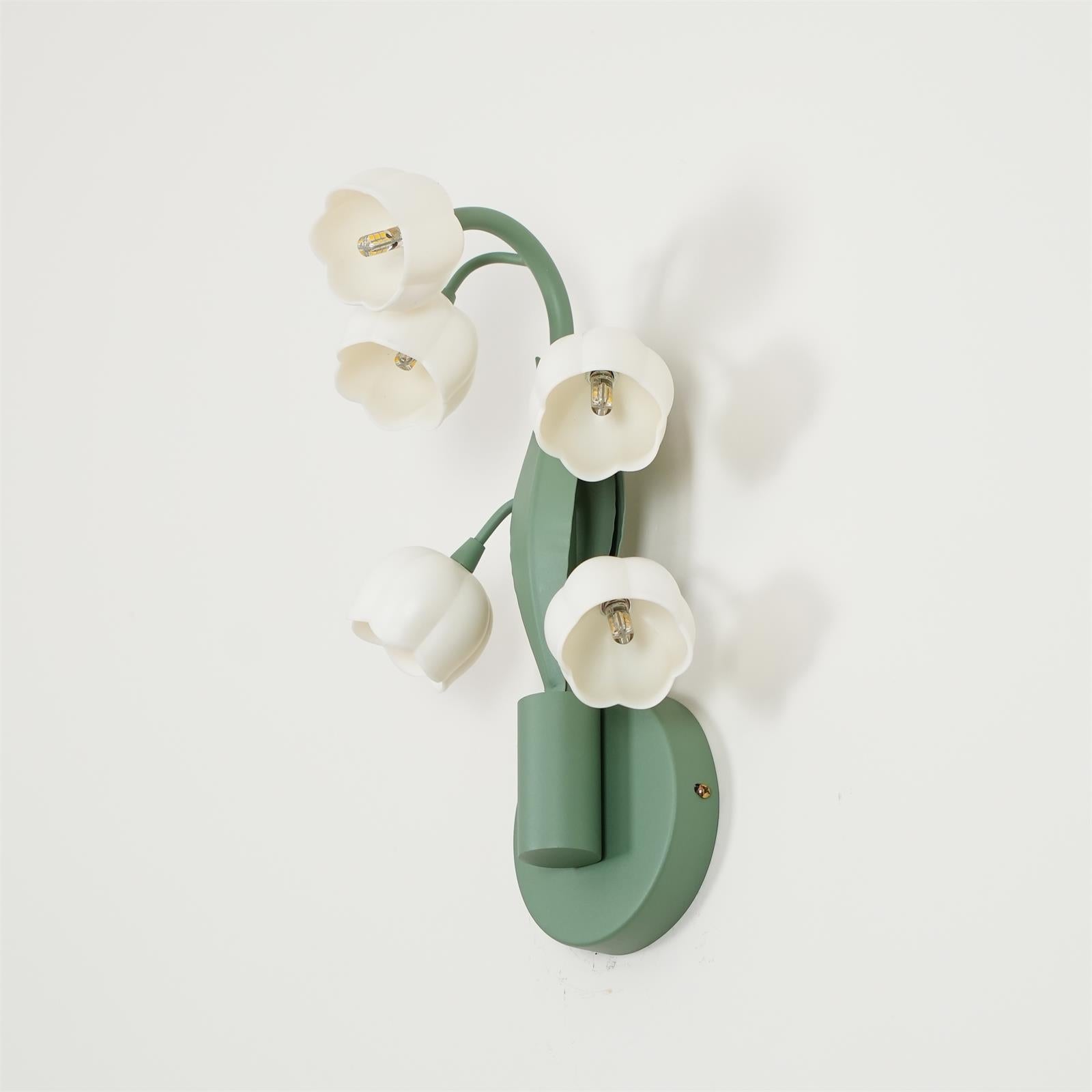 VIOLETTA FLORAL EMBELLISHED WALL SCONCE