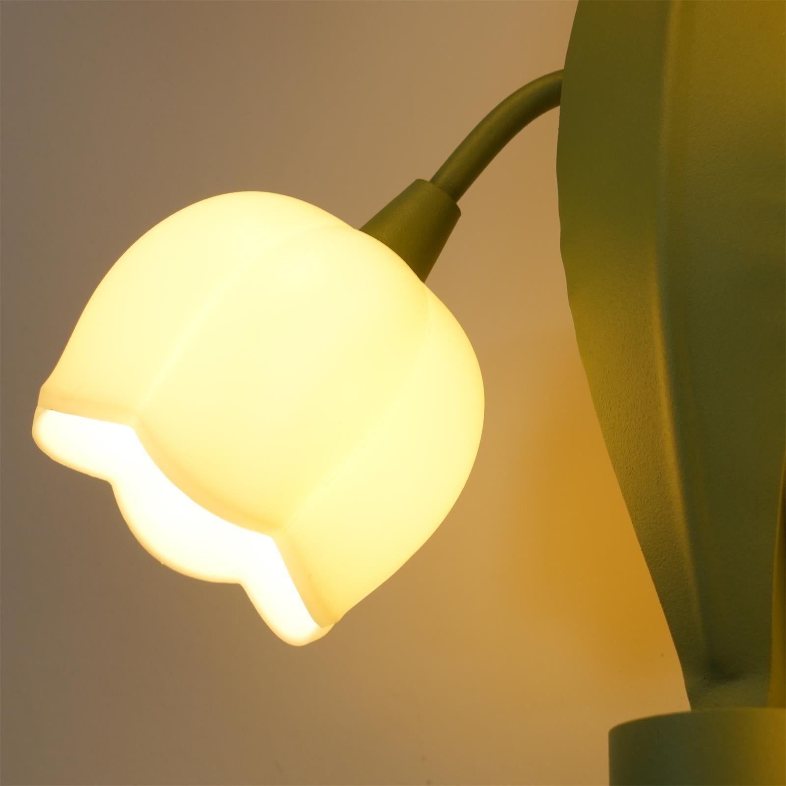 VIOLETTA FLORAL EMBELLISHED WALL SCONCE