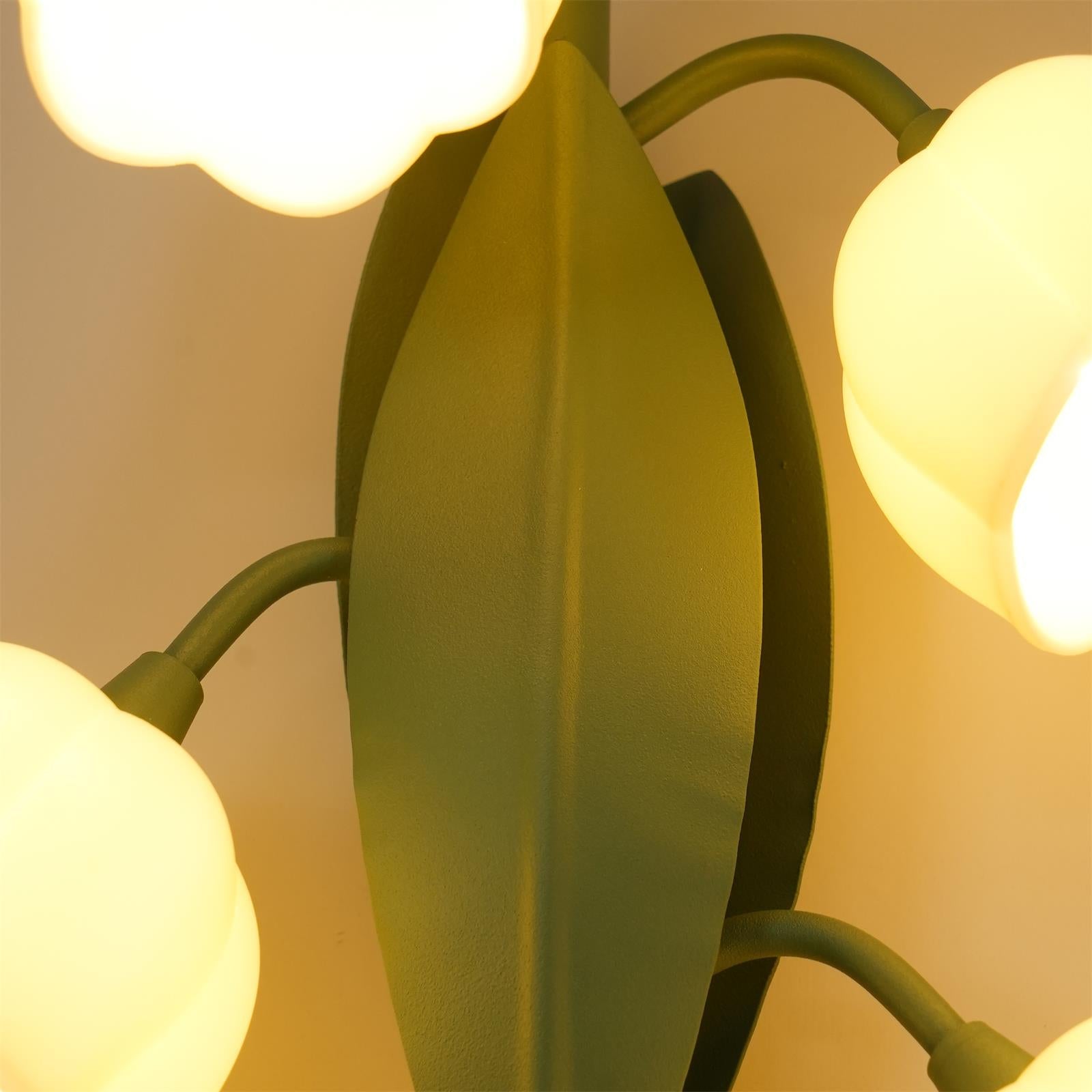 VIOLETTA FLORAL EMBELLISHED WALL SCONCE