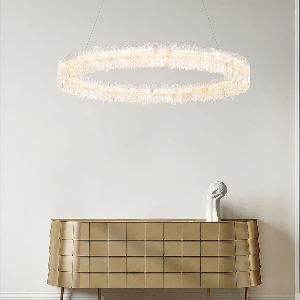 WINTHORPE ORBITAL CRYSTAL LIGHTING FIXTURE