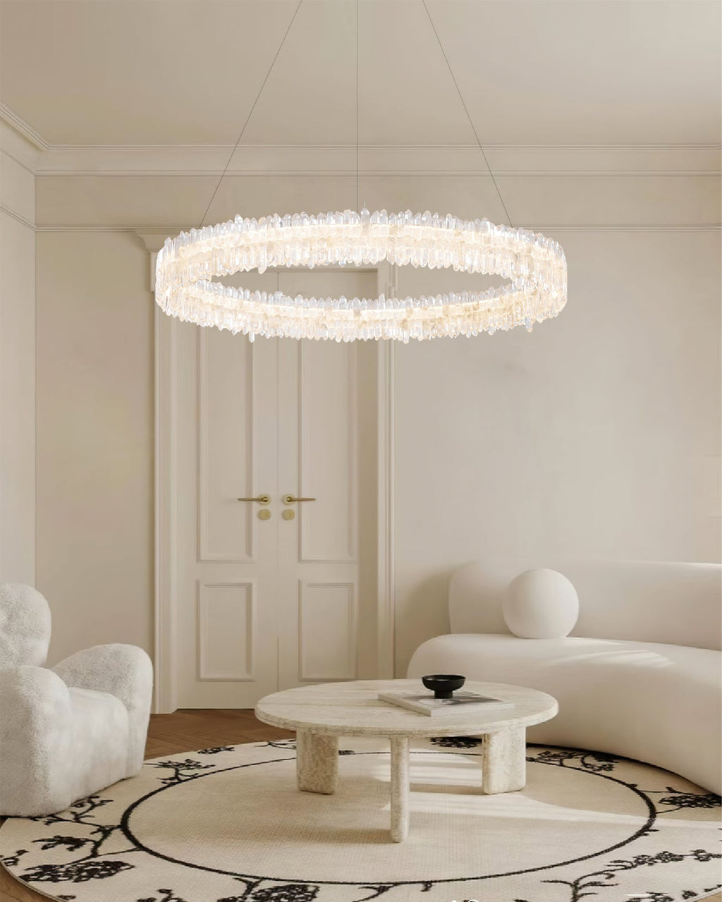 WINTHORPE ORBITAL CRYSTAL LIGHTING FIXTURE