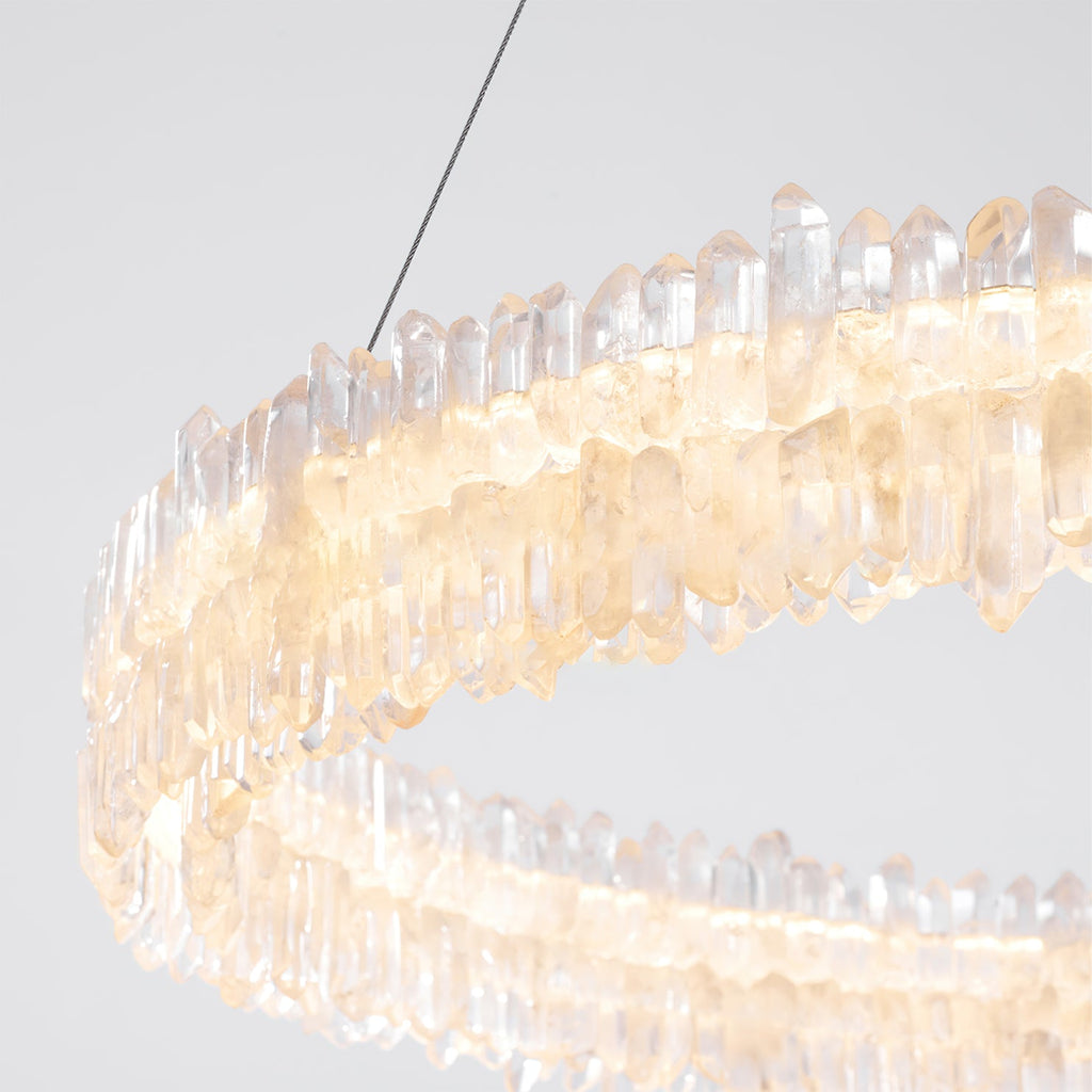 WINTHORPE ORBITAL CRYSTAL LIGHTING FIXTURE
