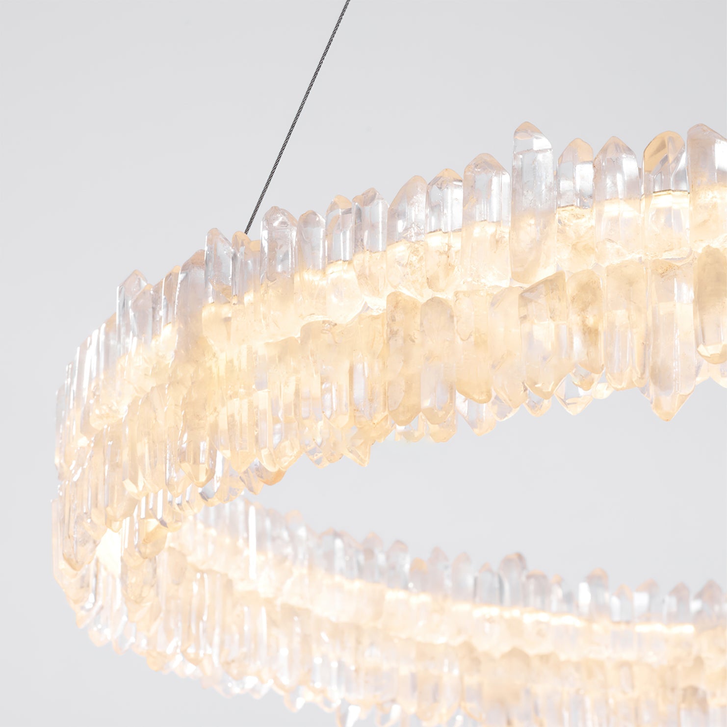 WINTHORPE ORBITAL CRYSTAL LIGHTING FIXTURE