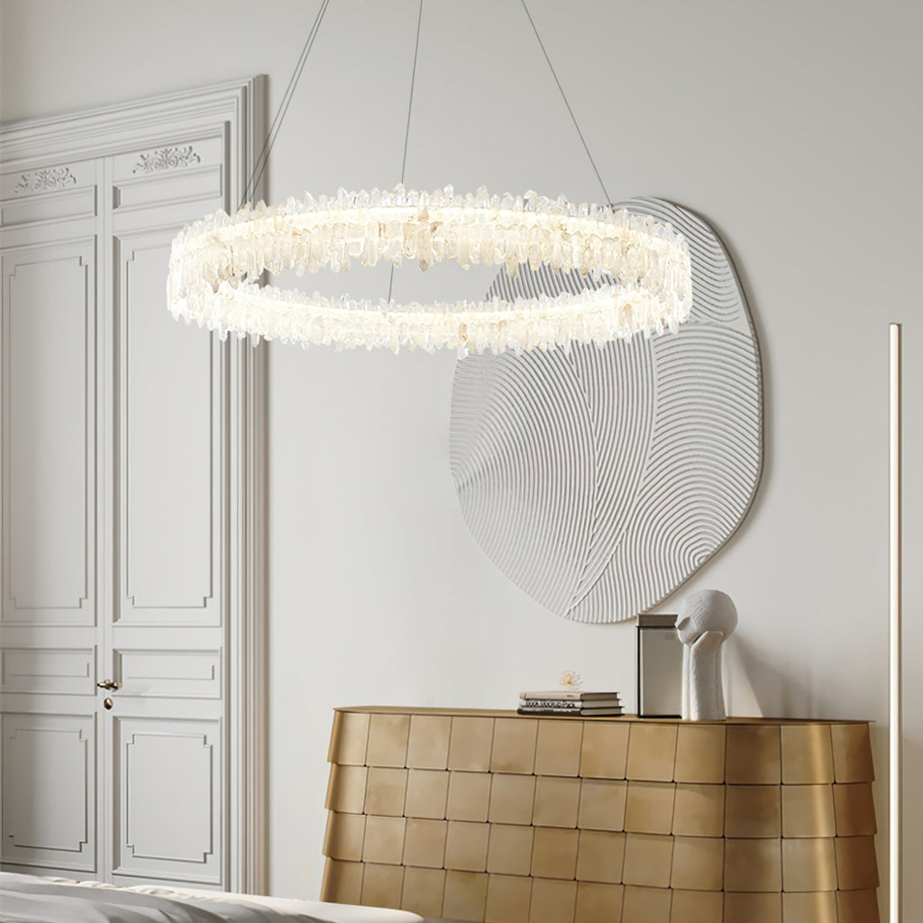 WINTHORPE ORBITAL CRYSTAL LIGHTING FIXTURE