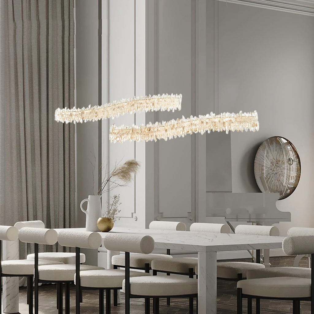 Ravenswood Crystal Quadrant Luminaire