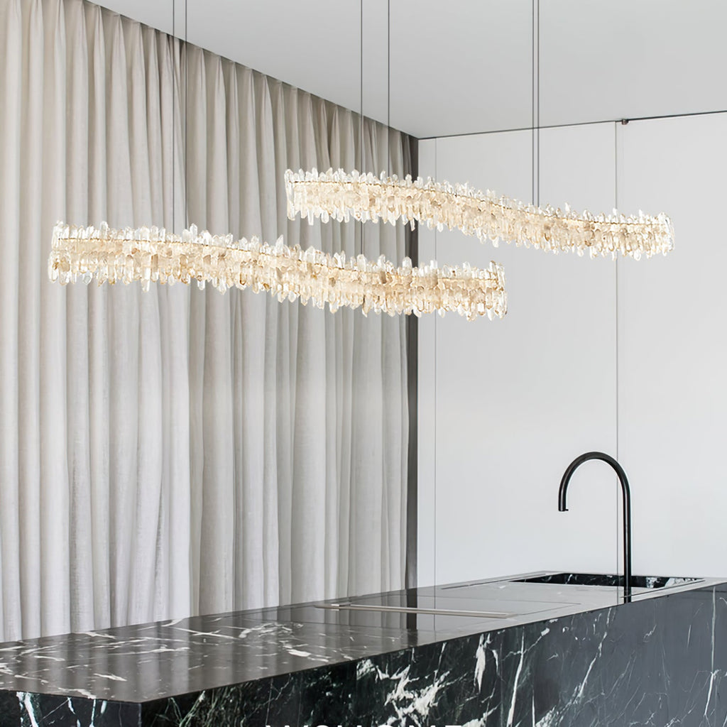 Ravenswood Crystal Quadrant Luminaire
