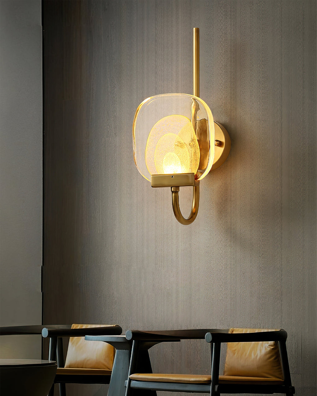 WINTHORPE SILK SHADE WALL SCONCE