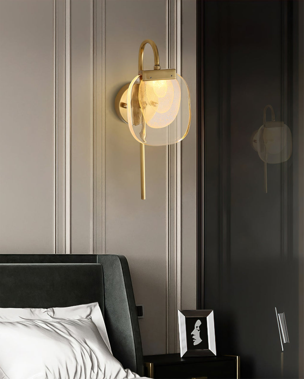 WINTHORPE SILK SHADE WALL SCONCE