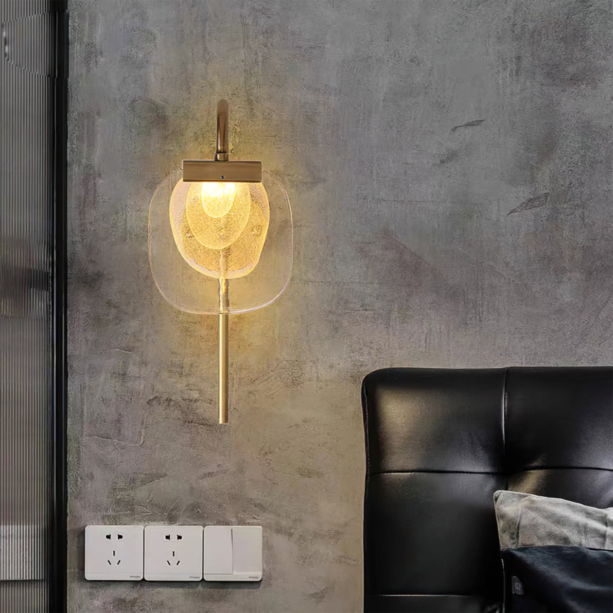 WINTHORPE SILK SHADE WALL SCONCE