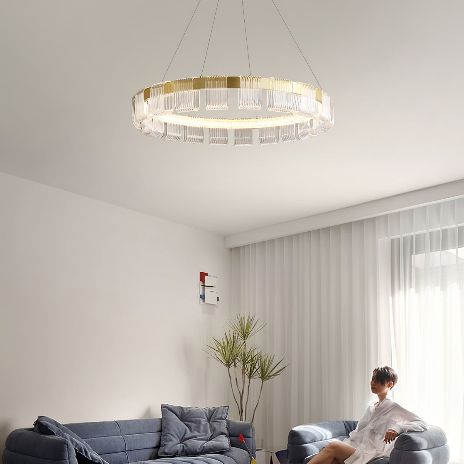 WINDSOR STARBURST LED CEILING LIGHT